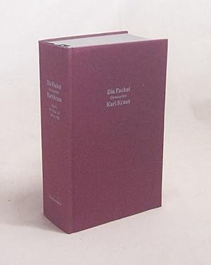 Imagen del vendedor de Die Fackel : Bd. 2, Nr. 55 bis 117 : Okt. 1900 bis Sept. 1902 / Hrsg.: Karl Kraus a la venta por Versandantiquariat Buchegger