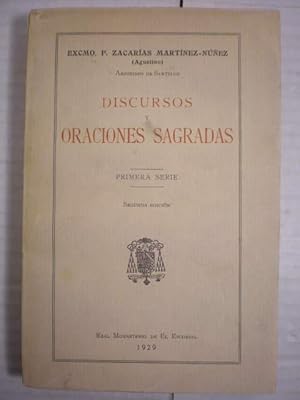 Bild des Verkufers fr Discursos y oraciones sagradas. Primera Serie zum Verkauf von Librera Antonio Azorn