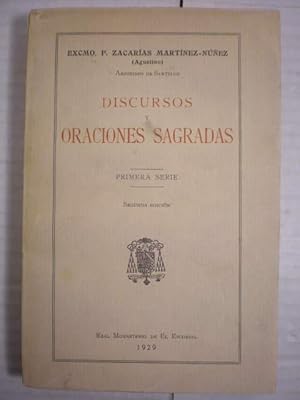 Imagen del vendedor de Discursos y oraciones sagradas. Primera Serie a la venta por Librera Antonio Azorn