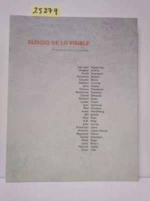 Imagen del vendedor de ELOGIO DE LO VISIBLE a la venta por Librera Circus