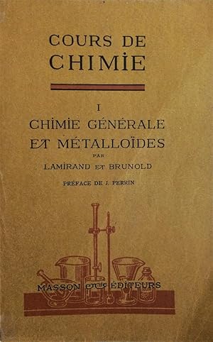 Cours de Chimie I Chimie générale et métalloïdes