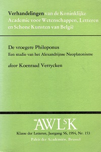 De vroegere Philoponus, Een studie van het Alexandrijnse Neoplatonisme