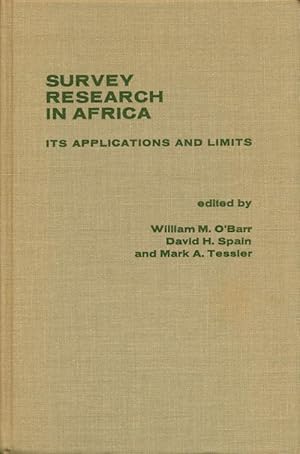 Seller image for Survey Research in Africa Its Applications and Limits for sale by Good Books In The Woods