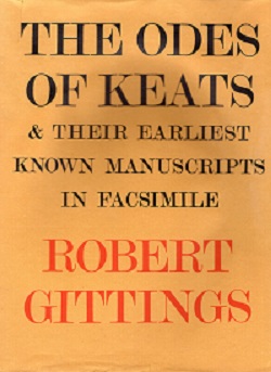 Imagen del vendedor de The odes of Keats and their earliest known manuscripts in Facsimile a la venta por Grimbergen Booksellers