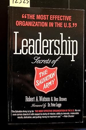 Image du vendeur pour Leadership Secrets of The Salvation Army mis en vente par Mad Hatter Bookstore