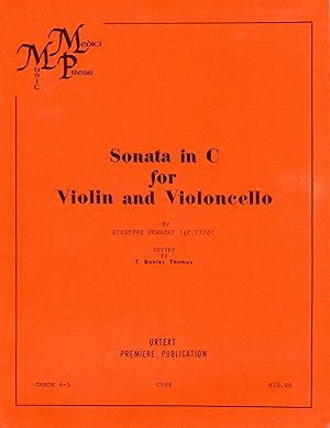 Immagine del venditore per Sonata in C for Violin and Violoncello [__] venduto da Cameron-Wolfe Booksellers