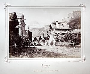 Bild des Verkufers fr Meiringen. Im Hasli-Thal" - Meiringen Bern Schweiz Svizzera Otto Frlicher Foto photo Gemlde zum Verkauf von Antiquariat Steffen Vlkel GmbH