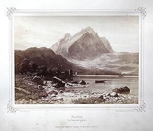 Bild des Verkufers fr Pilatus. Von Stansstad gesehen." - Pilatus Schweiz Luzern Stansstad Otto Frlicher Foto photo Gemlde zum Verkauf von Antiquariat Steffen Vlkel GmbH