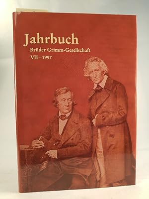 Image du vendeur pour Jahrbuch der Brder-Grimm-Gesellschaft: VII 1997 1997 mis en vente par ANTIQUARIAT Franke BRUDDENBOOKS