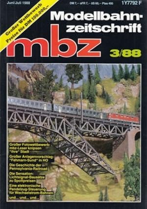 mbz - Modellbahnzeitschrift 3/1988, Juni/Juli.