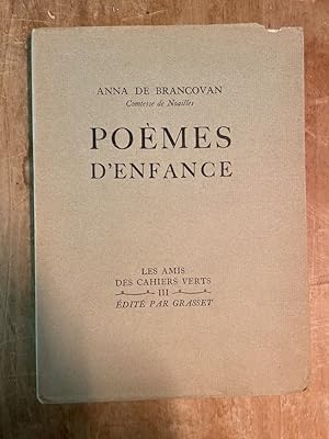 Imagen del vendedor de Pomes d'enfance a la venta por Librairie des Possibles