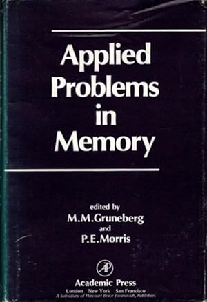 Bild des Verkufers fr APPLIED PROBLEMS IN MEMORY zum Verkauf von By The Way Books