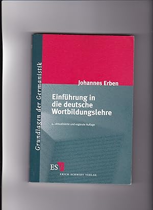 Seller image for Johannes Erben, Einführung in die deutsche Wortbildungslehre for sale by sonntago DE