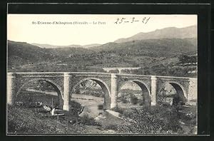 Carte postale St-Etienne-d'Albagnan, Le Pont