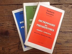 Dictionnaires des PSEUDONYMES.