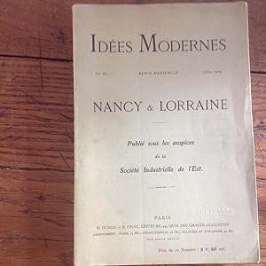 NANCY - LORRAINE Revue Idées Modernes