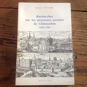 CHATEAUDUN ,recherches sur les structures sociales (1525 - 1789 )