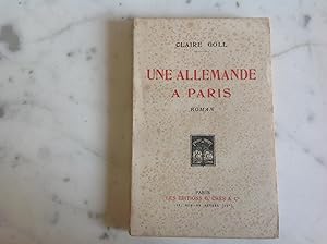 Une ALLEMANDE à PARIS. 1920 - 1930.