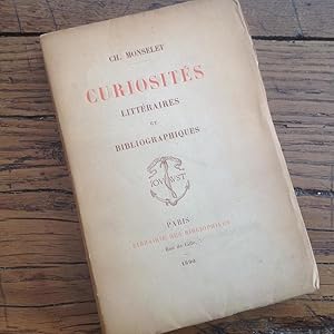 CURIOSITES litteraires et bibliographiques.