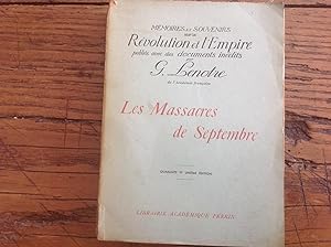 Les Massacres de SEPTEMBRE. Révolution Française