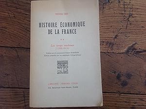 Histoire économique de la FRANCE. Les Temps Modernes (1789 - 1914 )
