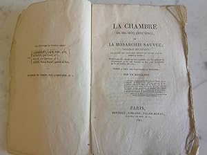 La CHAMBRE de 1820 ou la Monarchie sauvée.