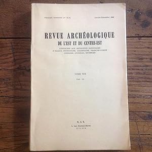 Revue Archéologique de l'EST et du CENTRE- EST