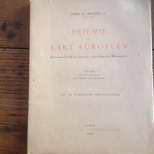 Défense de L'ART Européen par un officier Américain.