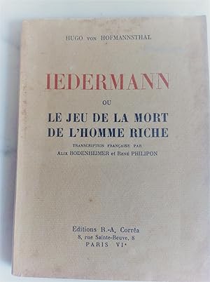 IEDERMANN ou le jeu de la mort de l'homme riche.