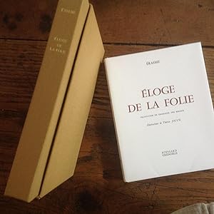 Seller image for L' ELOGE de la FOLIE. for sale by Lecapricorne