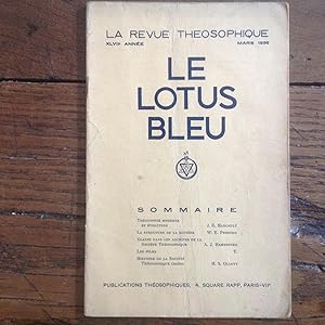 REVUE LE LOTUS BLEU. La Revue Théosophique.