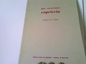 Capriccio for Piano and Orchestra. Revised 1949 Version. Reduction for Two Pianos by the Composer...