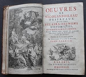 Oeuvres de Nicolas Boileau Despreaux. Avec des eclaircissemens historiques, donnez par lui-même. ...