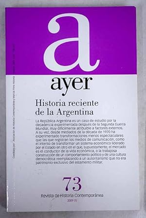 Imagen del vendedor de Historia reciente de la Argentina a la venta por Alcaná Libros