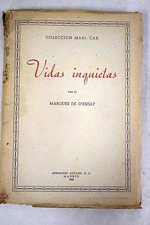 Seller image for Vidas inquietas for sale by Alcan Libros