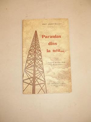 PARAULAS DINS LA NEIT ., CAREME OCCITAN 1932 A RADIO TOLOZA