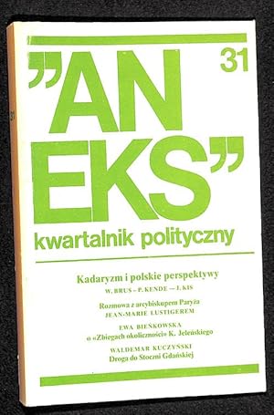 Aneks : kwartalnik polityczny n 31