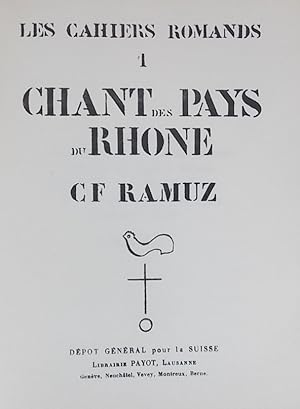 Seller image for Chant des Pays du Rhne. for sale by Le Cabinet d'Amateur