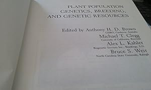 Seller image for Plant Population Genetics, Breeding and Genetic Resources for sale by WeBuyBooks