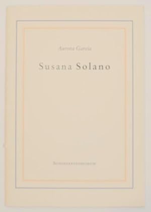 Seller image for Susana Solano for sale by Jeff Hirsch Books, ABAA