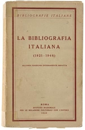 LA BIBLIOGRAFIA ITALIANA (1921-1946).: