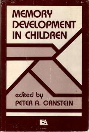 Seller image for MEMORY DEVELOPMENT IN CHILDREN for sale by By The Way Books