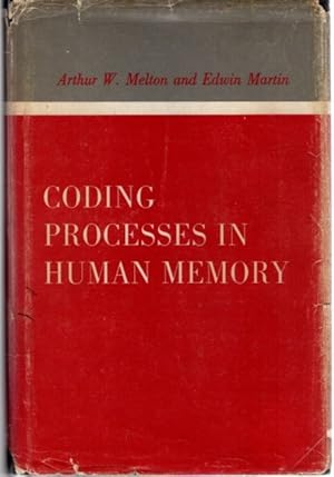 Image du vendeur pour CODING PROCESSES IN HUMAN MEMORY mis en vente par By The Way Books