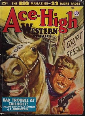 Imagen del vendedor de ACE-HIGH WESTERN Stories: February, Feb. 1948 a la venta por Books from the Crypt