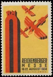 Seller image for Reklamemarke Reichenberger Messe for sale by Veikkos