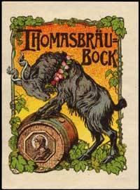 Seller image for Reklamemarke Thomasbru - Bock for sale by Veikkos