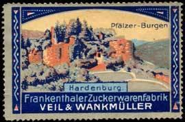 Bild des Verkufers fr Reklamemarke Burg Hardenburg zum Verkauf von Veikkos