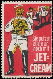 Seller image for Reklamemarke Sie putzen alle nur noch mit Jet-Cream for sale by Veikkos