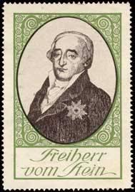 Bild des Verkufers fr Reklamemarke Freiherr vom Stein zum Verkauf von Veikkos