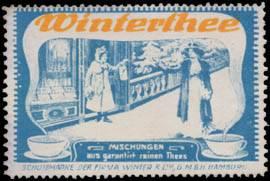 Seller image for Reklamemarke Winterthee - Tee Mischung for sale by Veikkos